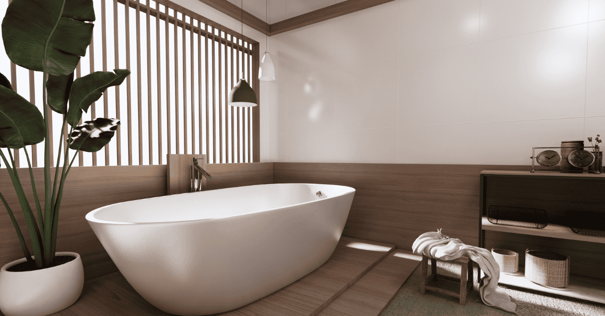 tropical bathroom japanese style