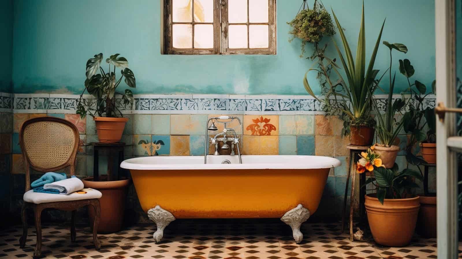 mexican style bathroom