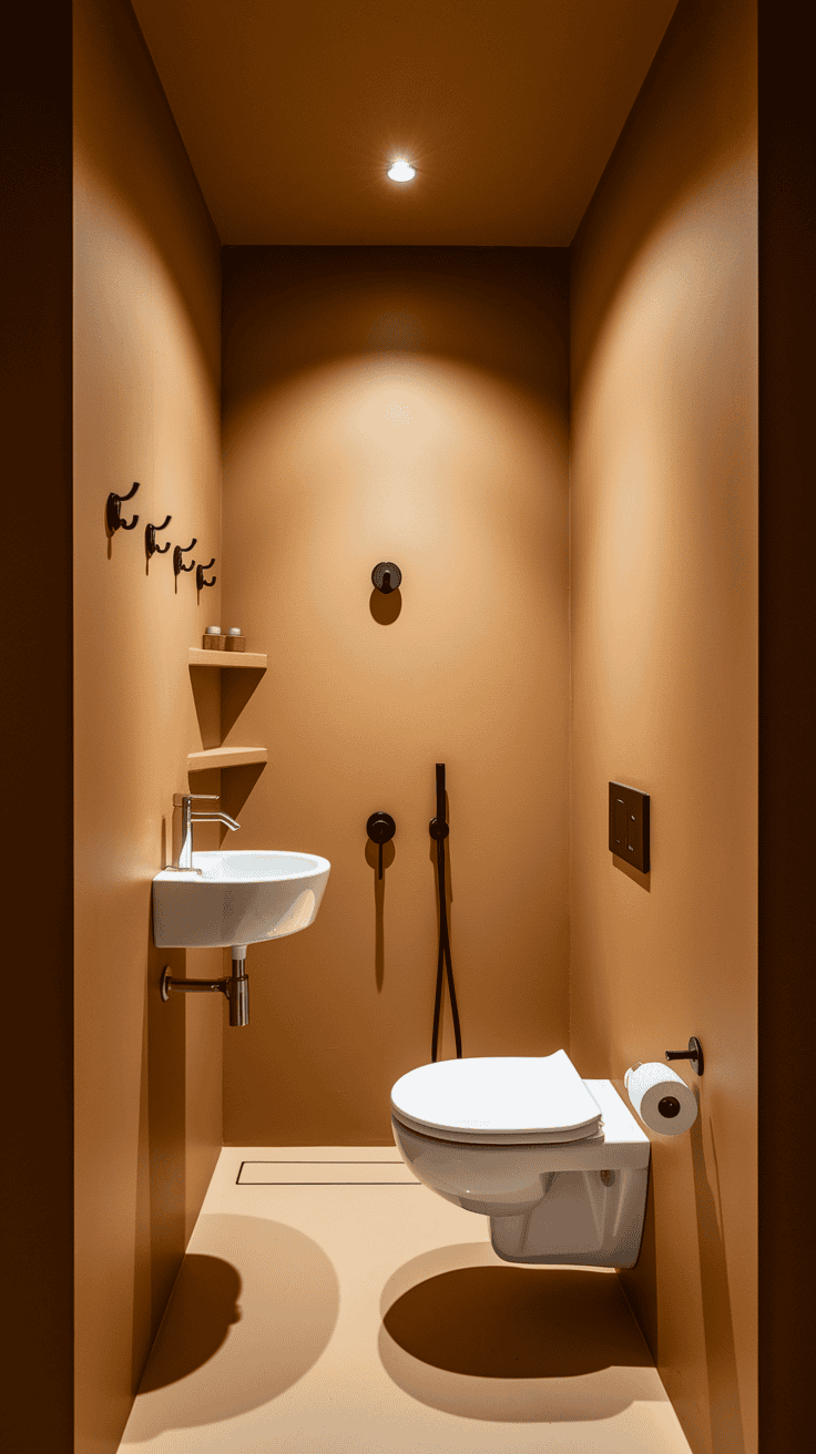 tiny half bathroom ideas