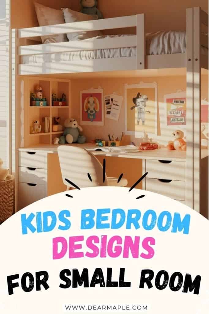 Pinterest pin of Kids Bedroom Designs