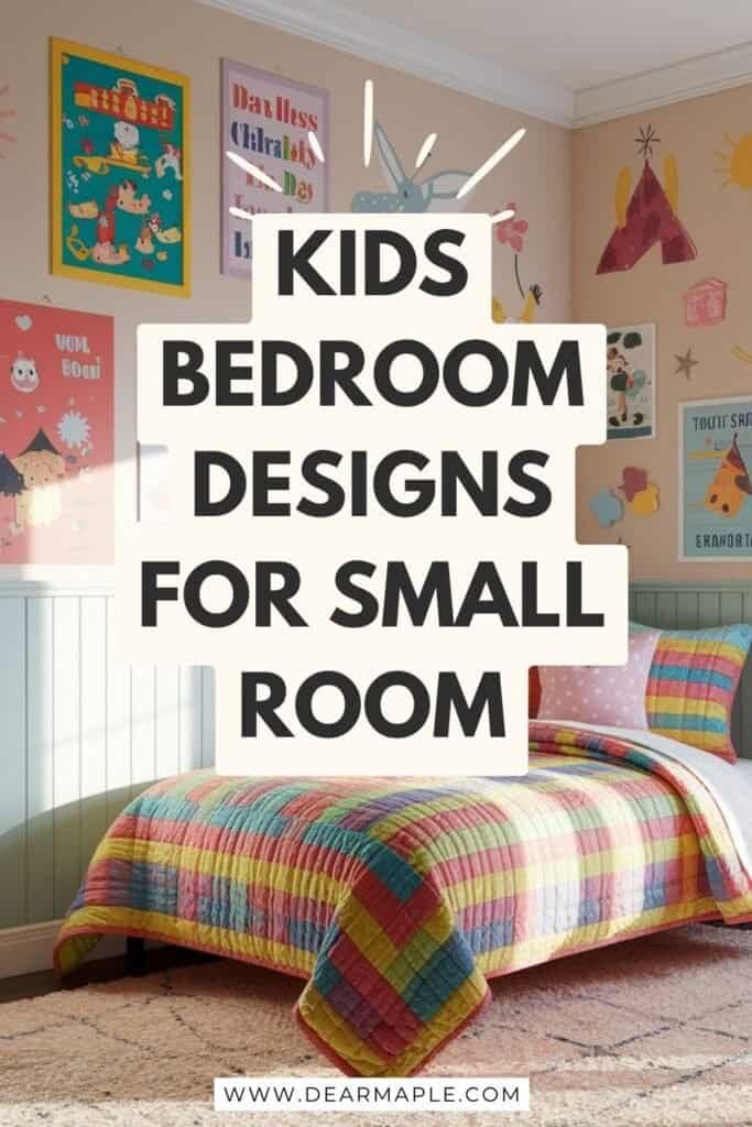 Pinterest pin of Kids Bedroom Designs