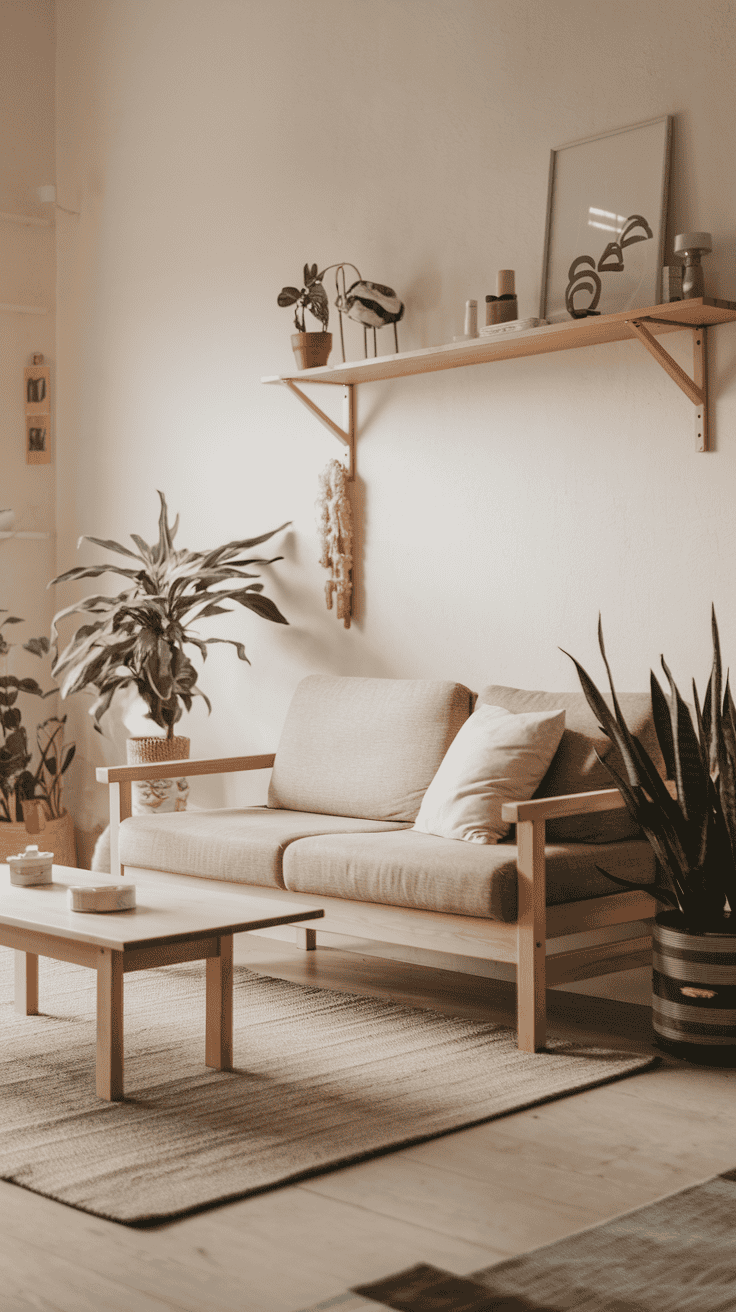 Scandinavian Living Room Nordic Style featured image showing cozy minimalism and calming décor