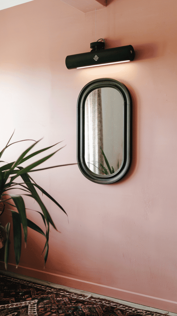 black and pink dramatic decor – pink bathroom decor