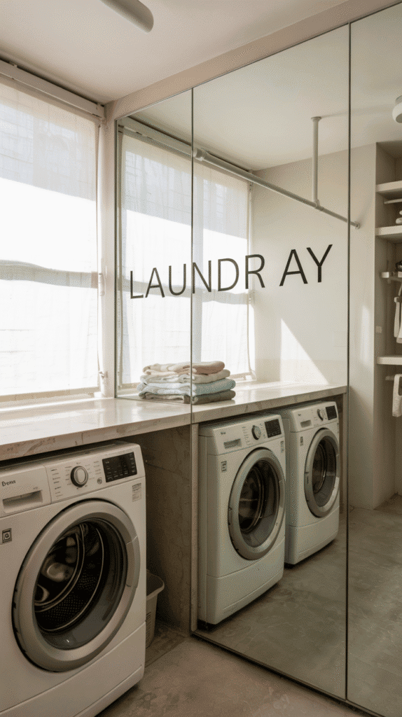 Design techniques for creating a visually spacious laundry room ideas small space stackable