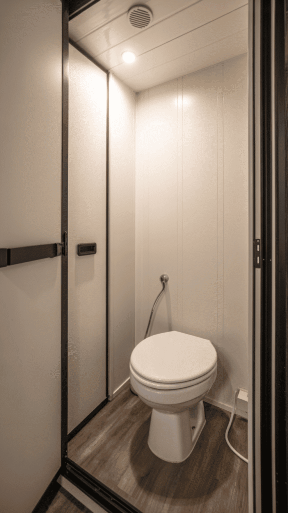 Compact space-saving toilet mobile home bathroom ideas for maximizing small bathroom layout