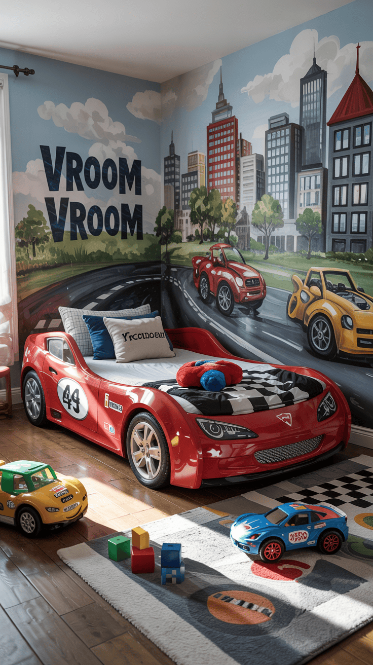 Featured image of small kids bedroom ideas for boys showcasing a blend of fun decor and functional design.