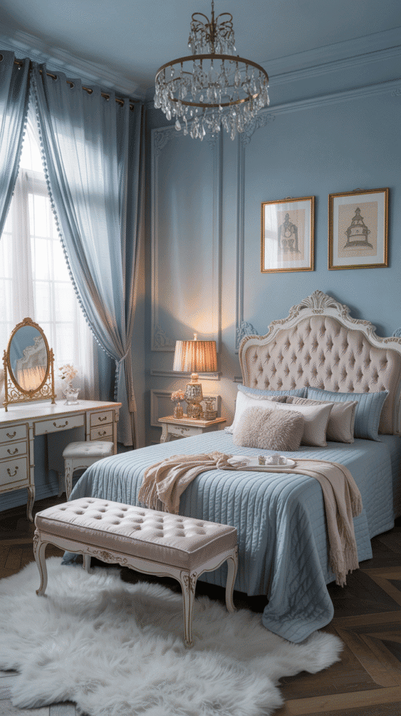 teen girl bedroom ideas blue