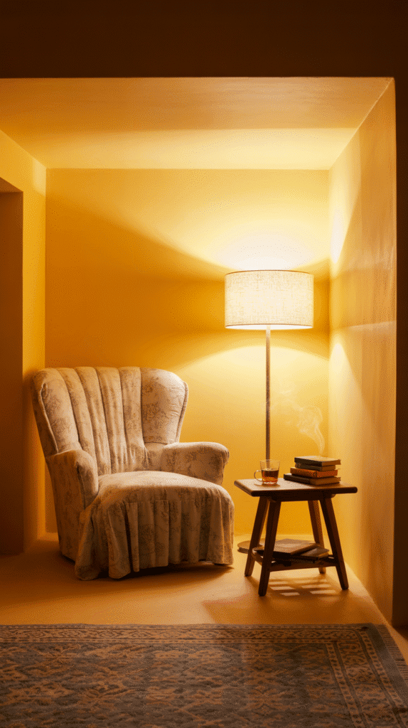 Butter yellow basement paint ideas brighten dark underground spaces with sunny cheerful tones