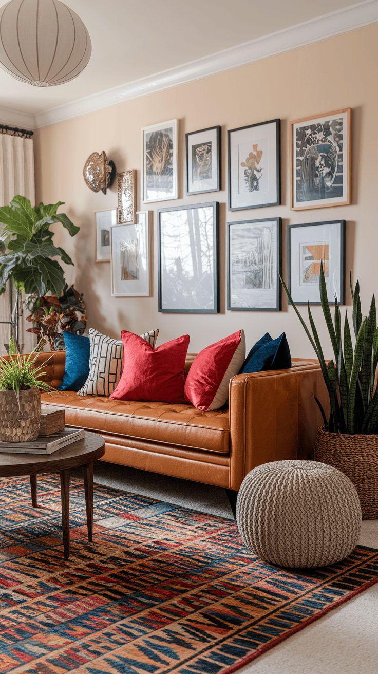 maximalist decor small spaces living room