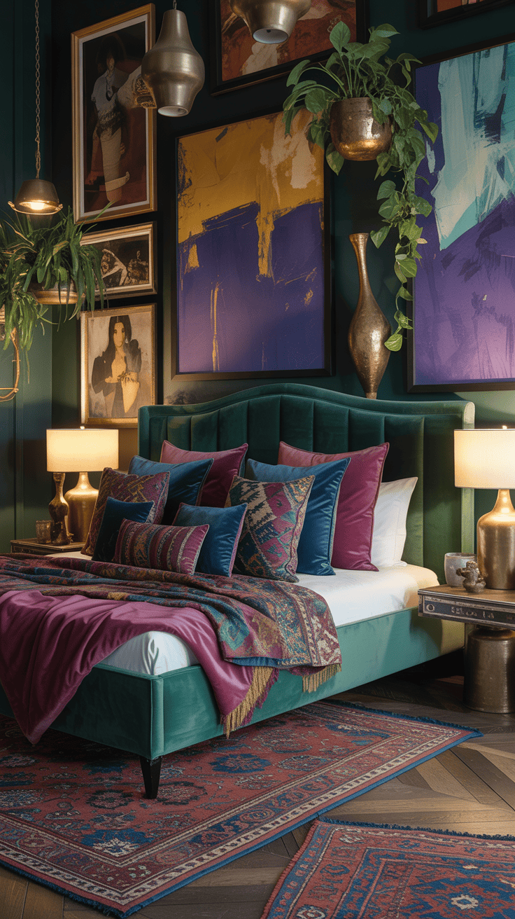 10 Maximalist Decor Bedroom Ideas That Balance Drama and Comfort