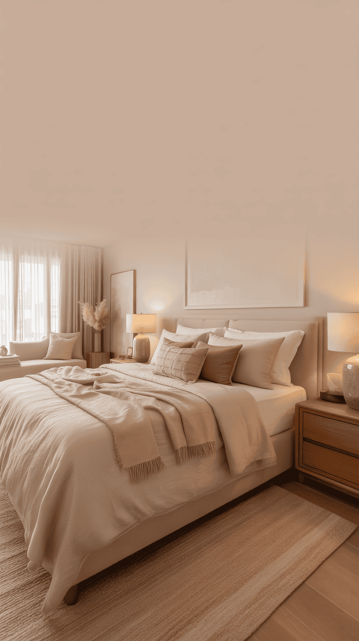 Cozy Beige Bedroom