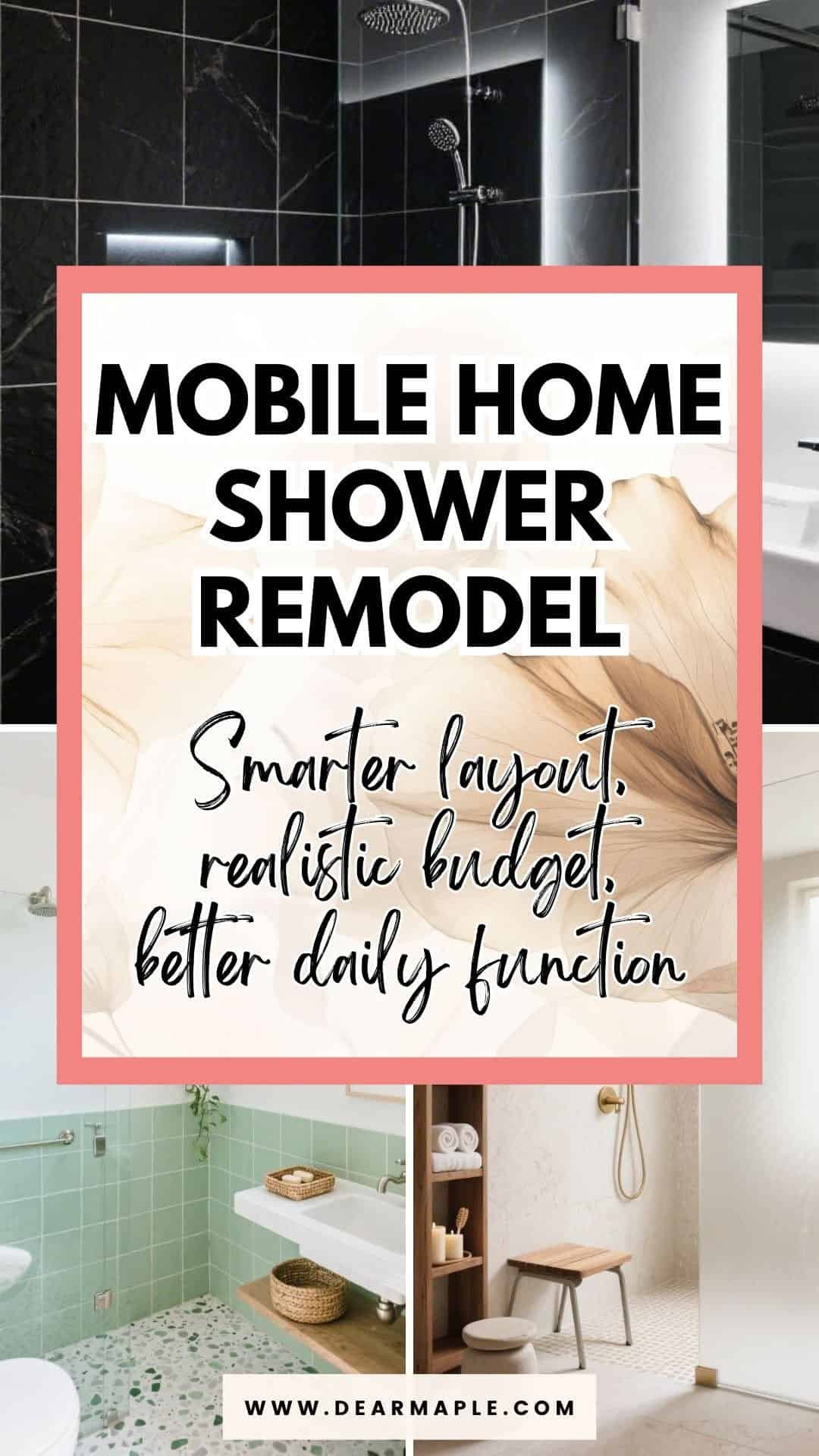 Mobile Home Shower Remodel
