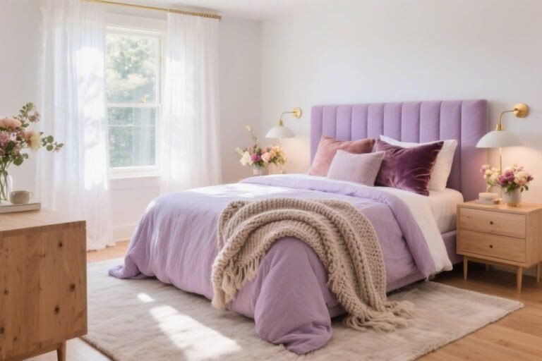 A Cozy Purple Bedroom That Feels Warm, Not Dark — Design Ideas That Actually Work