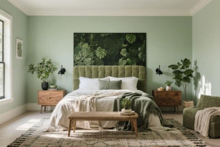 From Sage to Forest: Finding the Perfect Shade for a Cozy Green Bedroom