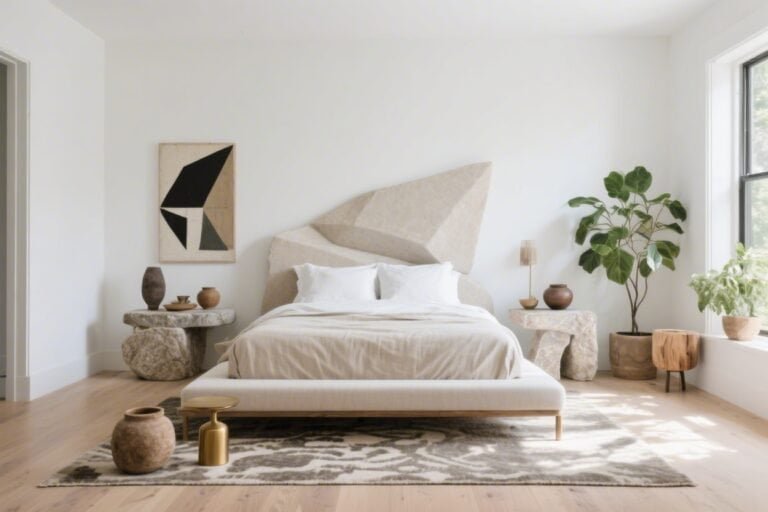 Planning a Minimalist Maximalist Decor Bedroom With Structured Layers and Statement Pieces That Don’t Overwhelm the Space