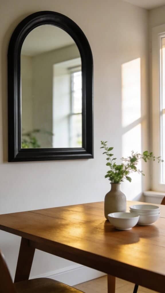 dining room mirror wall
