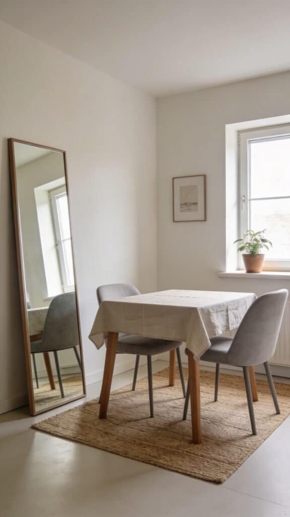 dining room mirror wall
