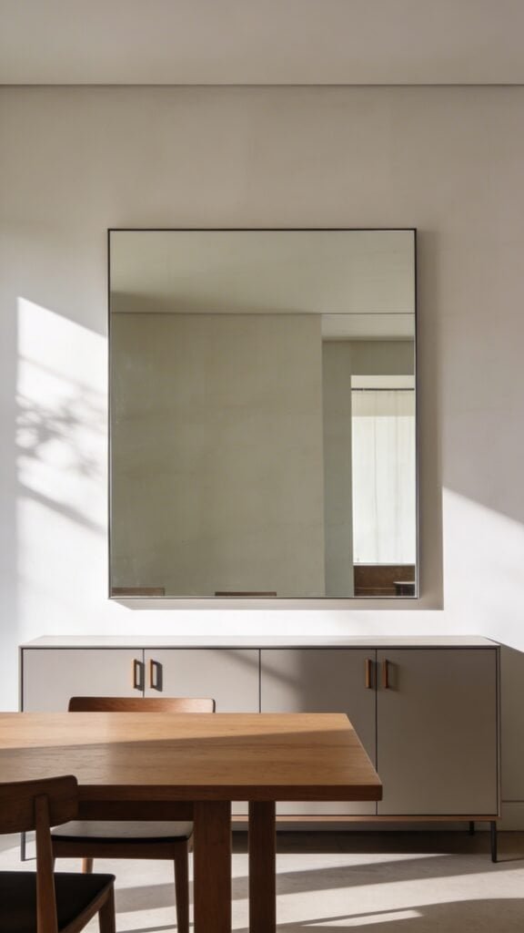 dining room mirror wall
