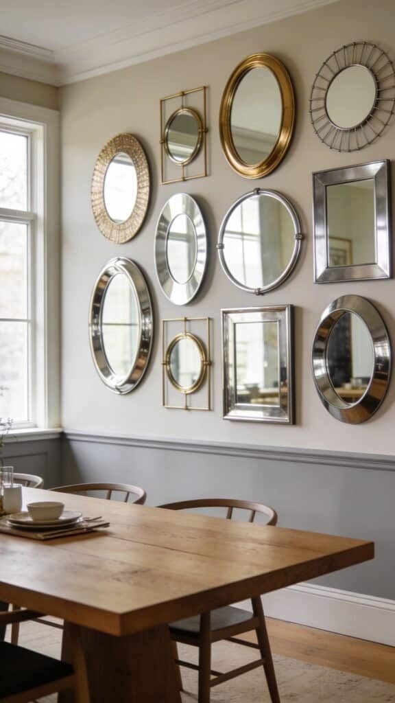dining room mirror wall
