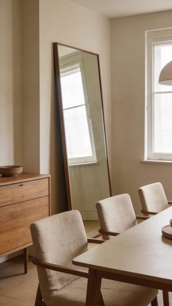 dining room mirror wall
