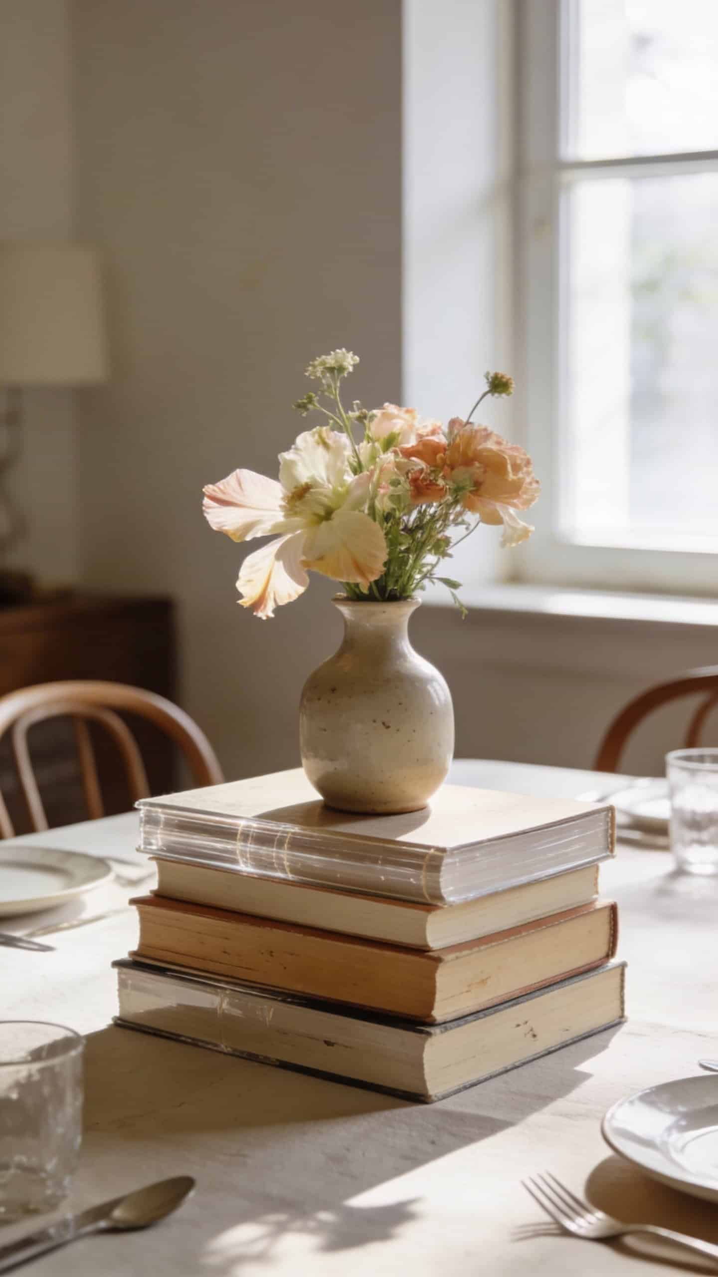 book centerpiece ideas
