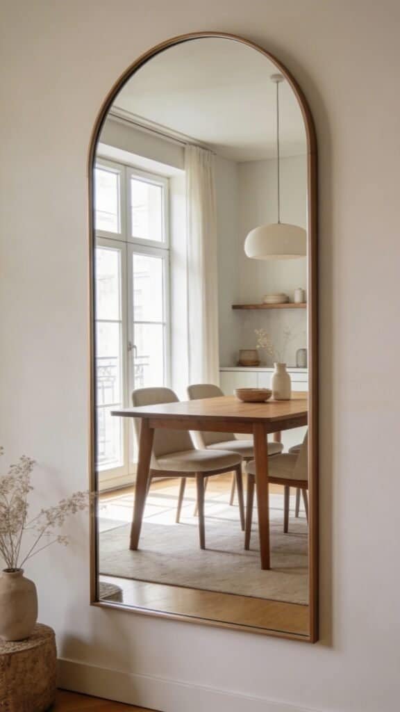 dining room mirror wall
