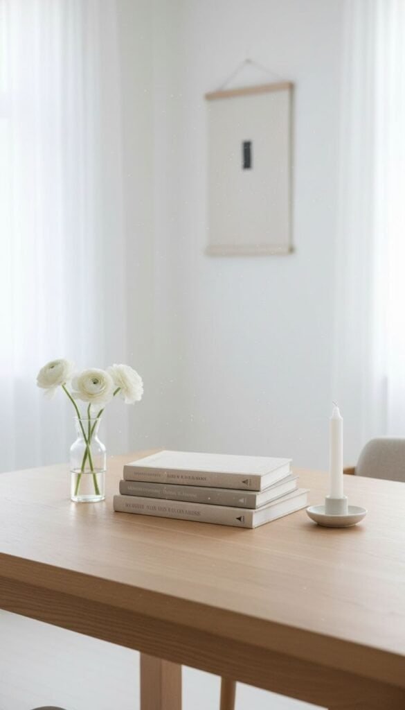 Stacked Book Centerpiece