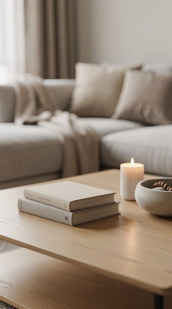 Stacked Book Centerpiece