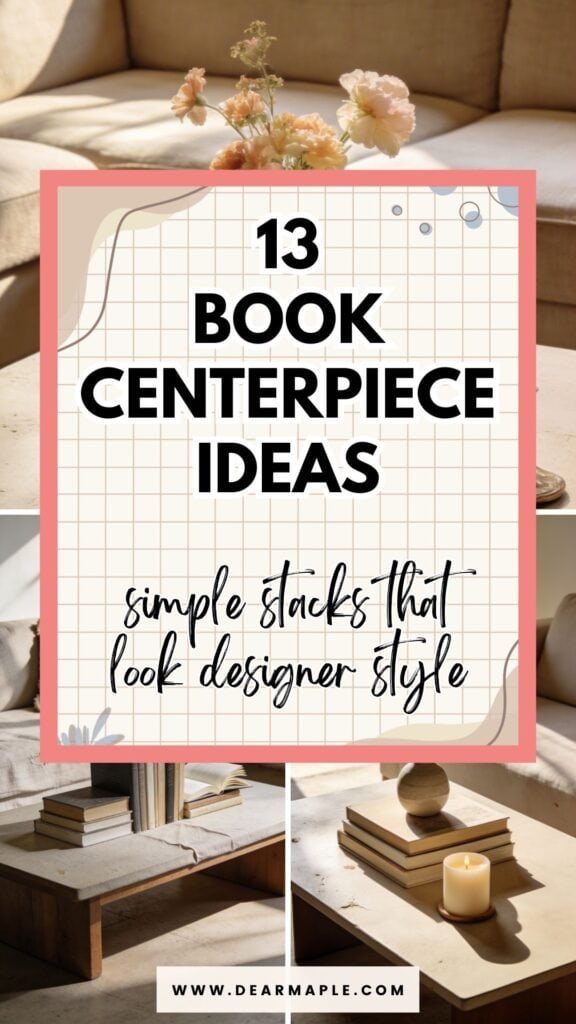 book centerpiece ideas